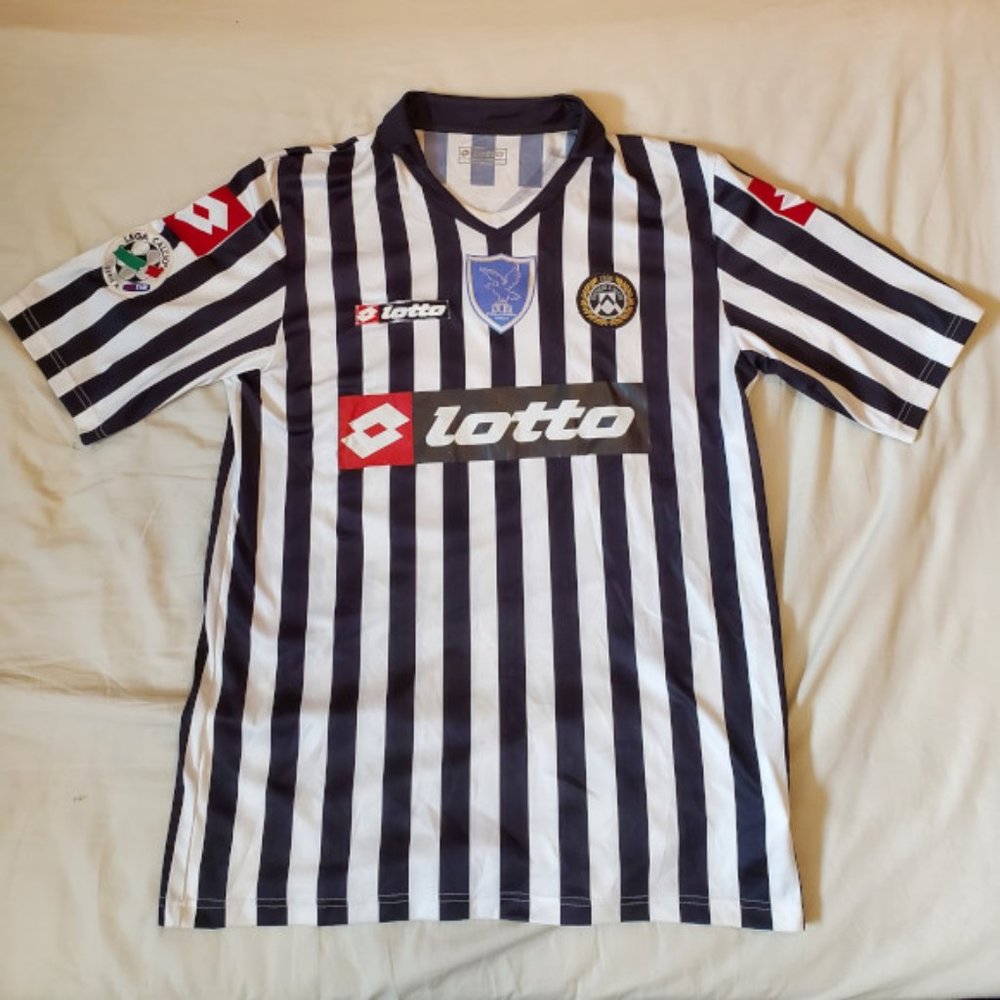 Matchworn 2008-09 Udinese Calcio shirt #83 Antonio Floro Flores, size L